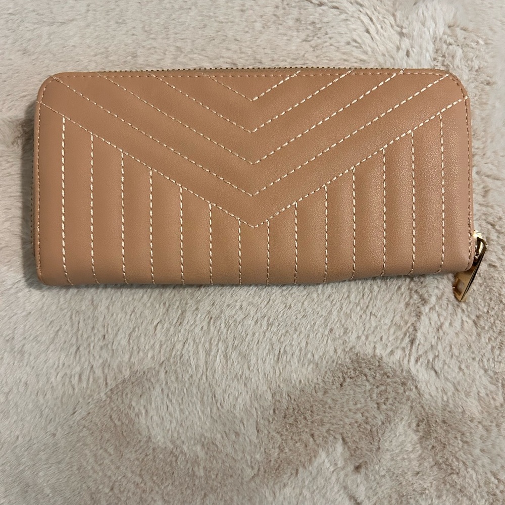 Elegant Rose Pink Quilted Women's Wallet by A New Day